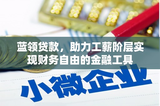 利州蓝领贷款，助力工薪阶层实现财务自由的金融工具