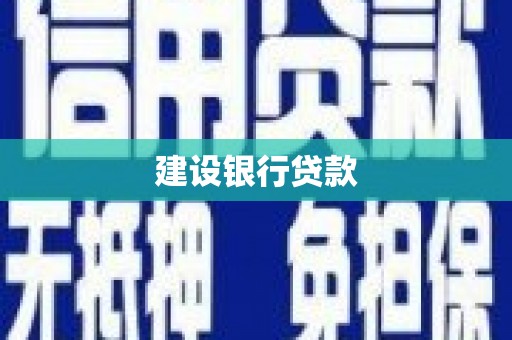 利州建设银行贷款