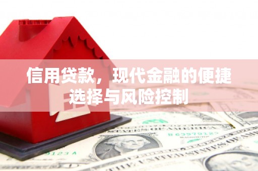 利州信用贷款，现代金融的便捷选择与风险控制