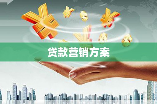 利州贷款营销方案
