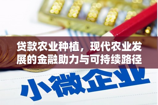利州贷款农业种植，现代农业发展的金融助力与可持续路径