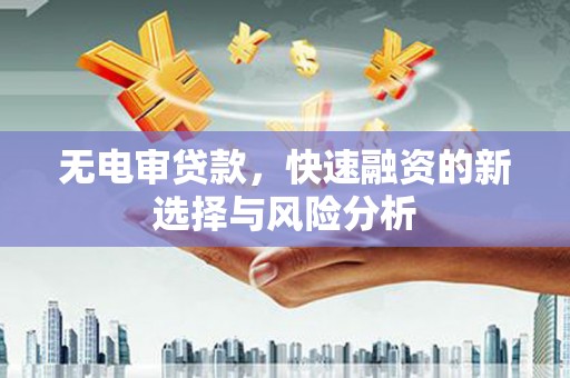 利州无电审贷款，快速融资的新选择与风险分析