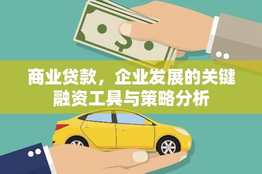 利州商业贷款，企业发展的关键融资工具与策略分析