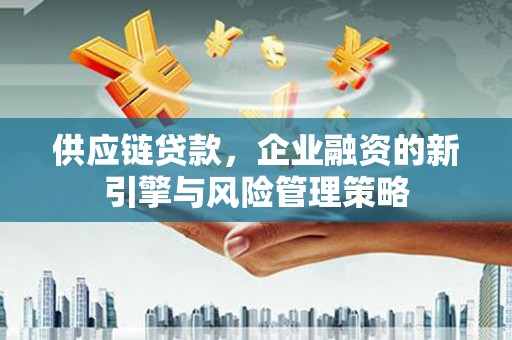 利州供应链贷款，企业融资的新引擎与风险管理策略