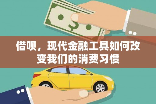 利州借呗，现代金融工具如何改变我们的消费习惯
