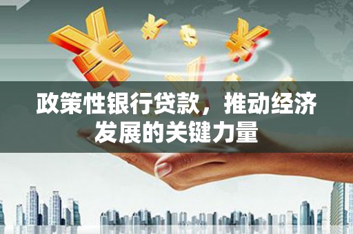 利州政策性银行贷款，推动经济发展的关键力量