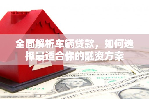 利州全面解析车辆贷款，如何选择最适合你的融资方案