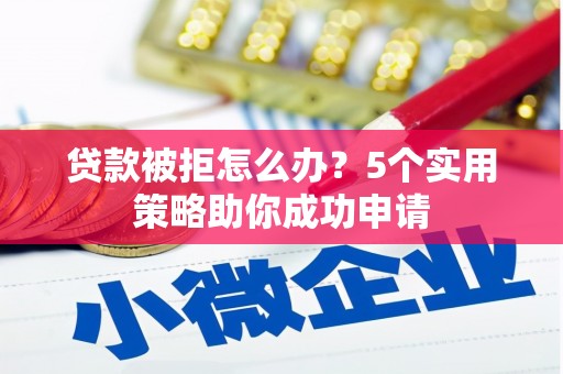 利州贷款被拒怎么办？5个实用策略助你成功申请