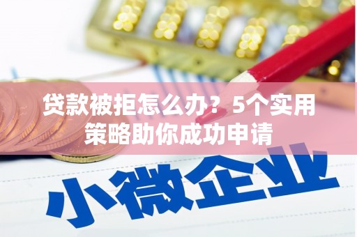 利州贷款被拒怎么办？5个实用策略助你成功申请
