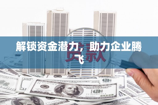 利州解锁资金潜力，助力企业腾飞