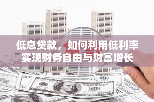 利州低息贷款，如何利用低利率实现财务自由与财富增长