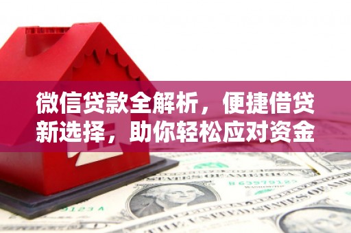 利州微信贷款全解析，便捷借贷新选择，助你轻松应对资金需求